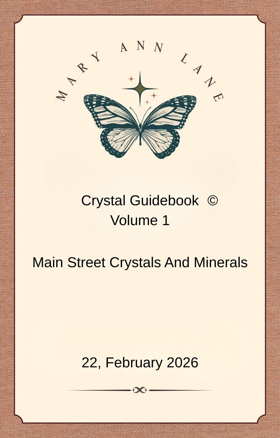Crystal Guidebook Volume 1 cover for deepening crystal wisdom