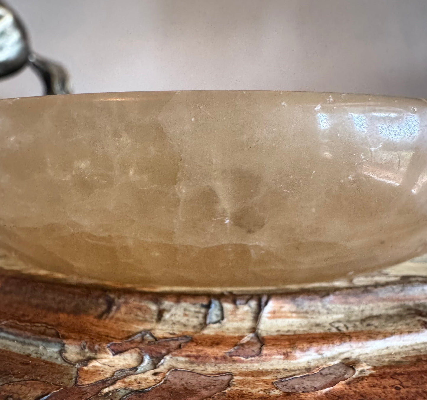 Banded Calcite Apothecary Bowl - Main Street Crystals & Minerals