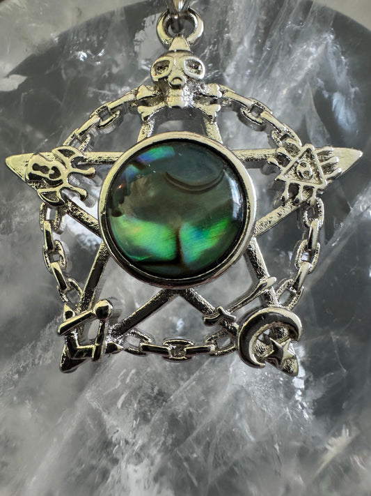 Abalone Shell Pendants with Sterling Silver Chain - Main Street Crystals & Minerals