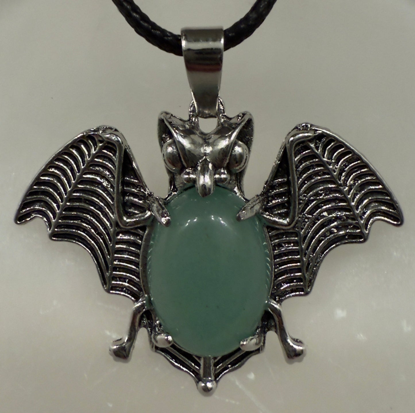 Bat Pendants with Natural Crystals - Main Street Crystals & Minerals