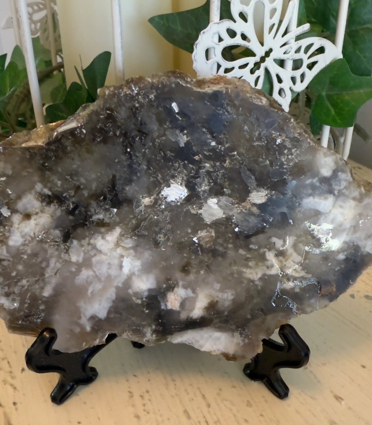 Muscovite Mica slab specimen B close-up