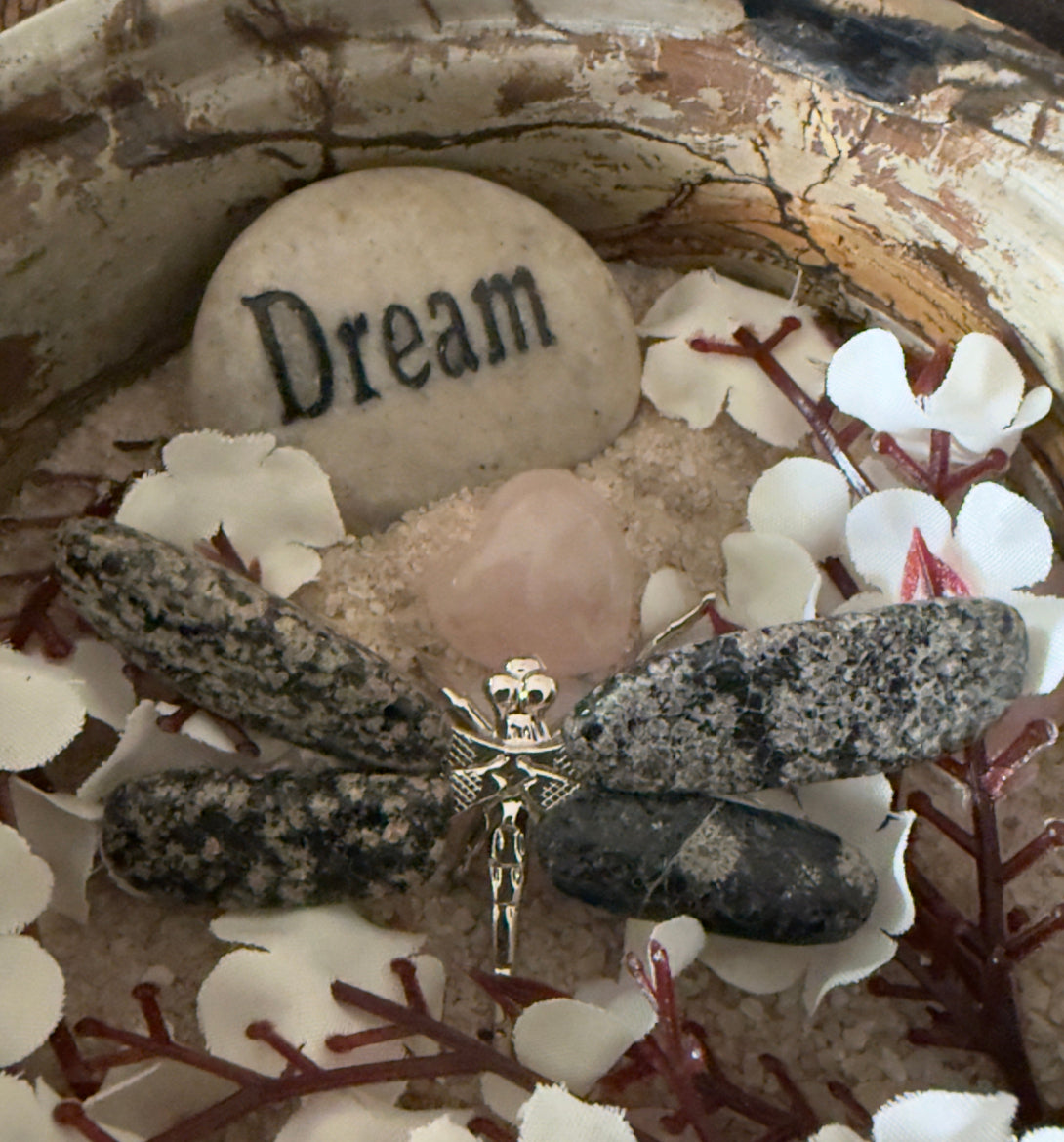 Earthscape Dream Picture Jasper Keepsake Bowl - Main Street Crystals & Minerals