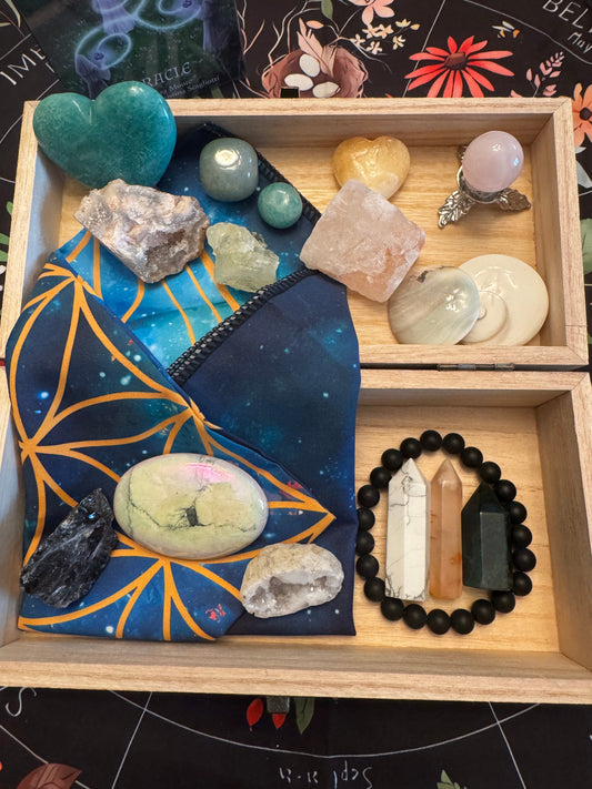 Earth Wisdom Wooden Travel Box - Main Street Crystals & Minerals