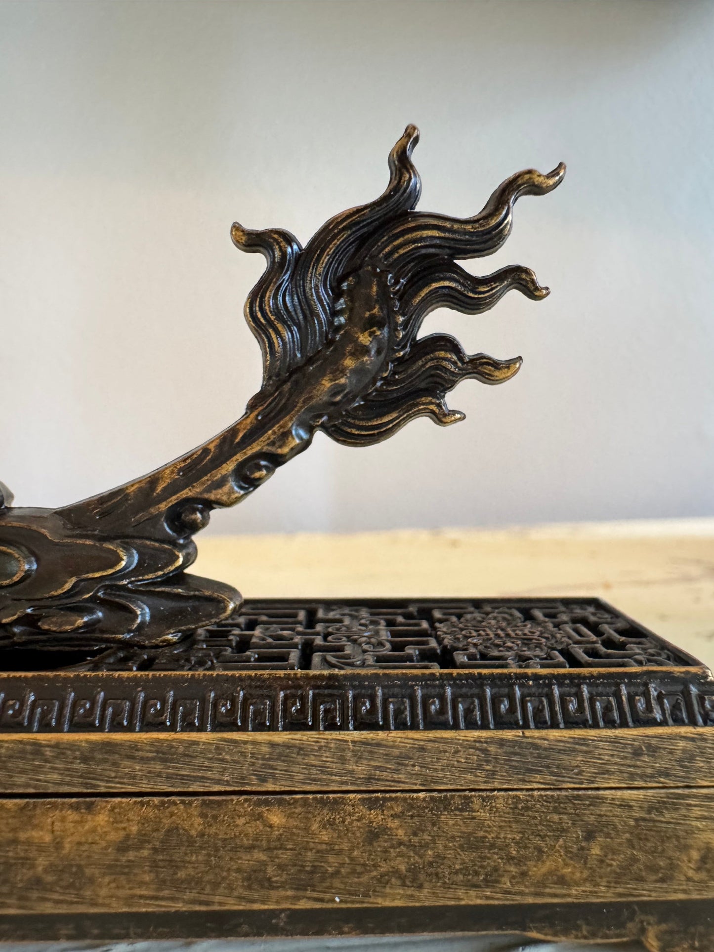 Brass Dragon Incense and Mourning Incense Burner - Main Street Crystals & Minerals