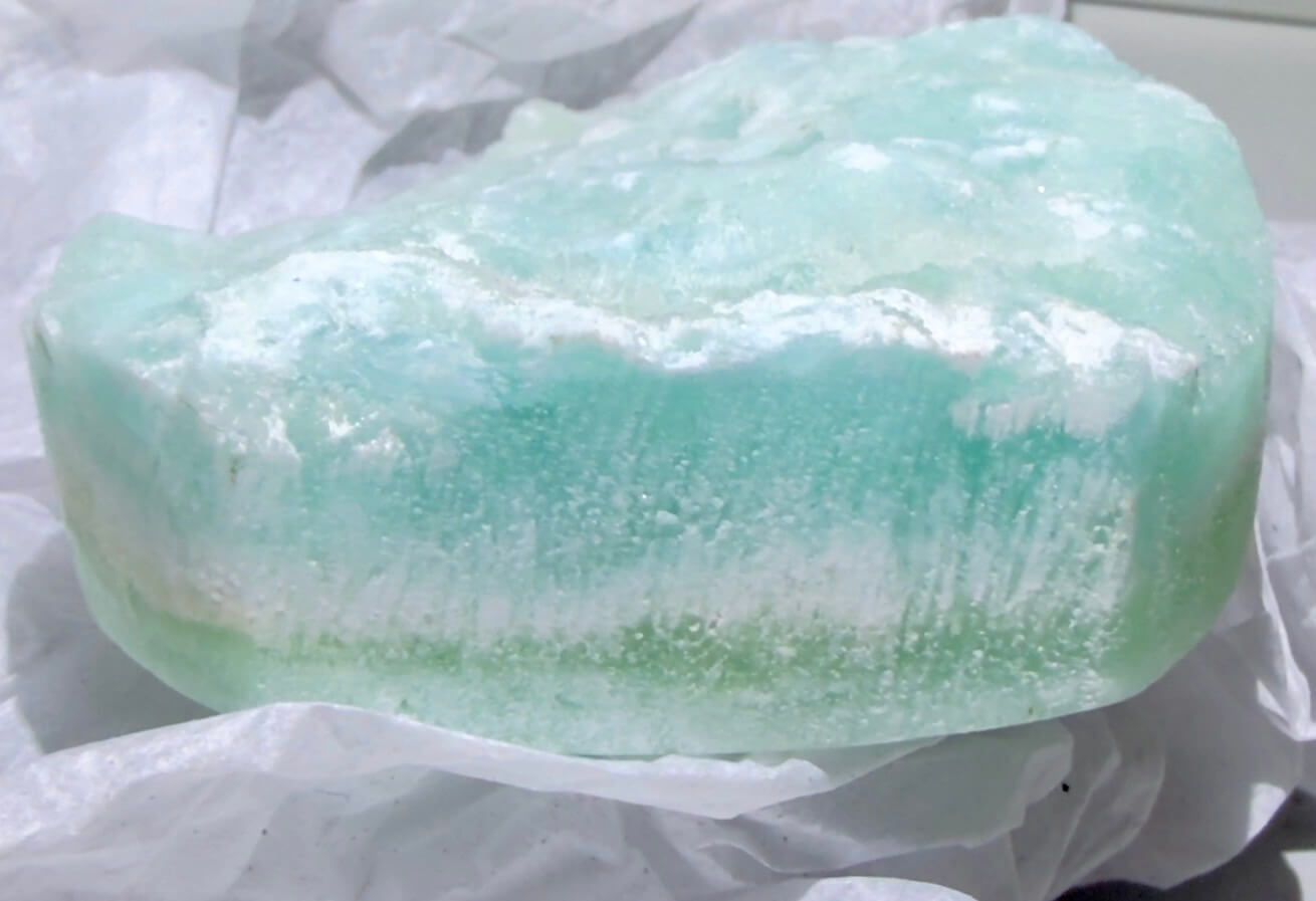 Caribbean Calcite Freeform | Blue Calcite & Aragonite | Wt 5.04 oz