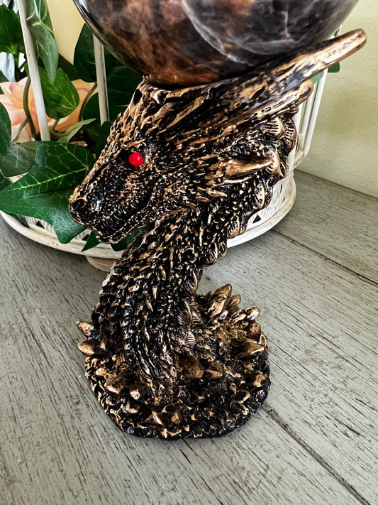 Dragon Sphere Display - Main Street Crystals & Minerals