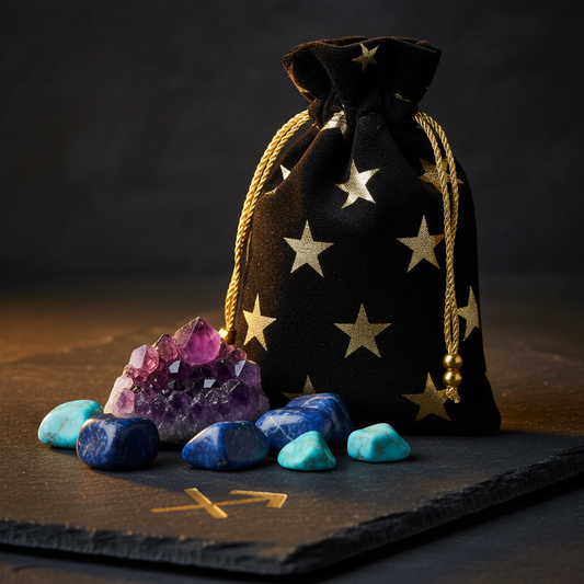 Sagittarius Zodiac Charm Bag | Crystal Set