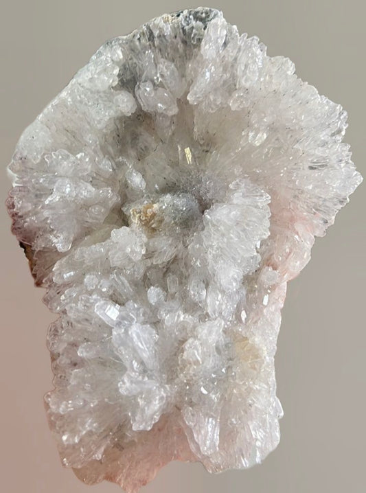 Cluster of transparent crystal formations.