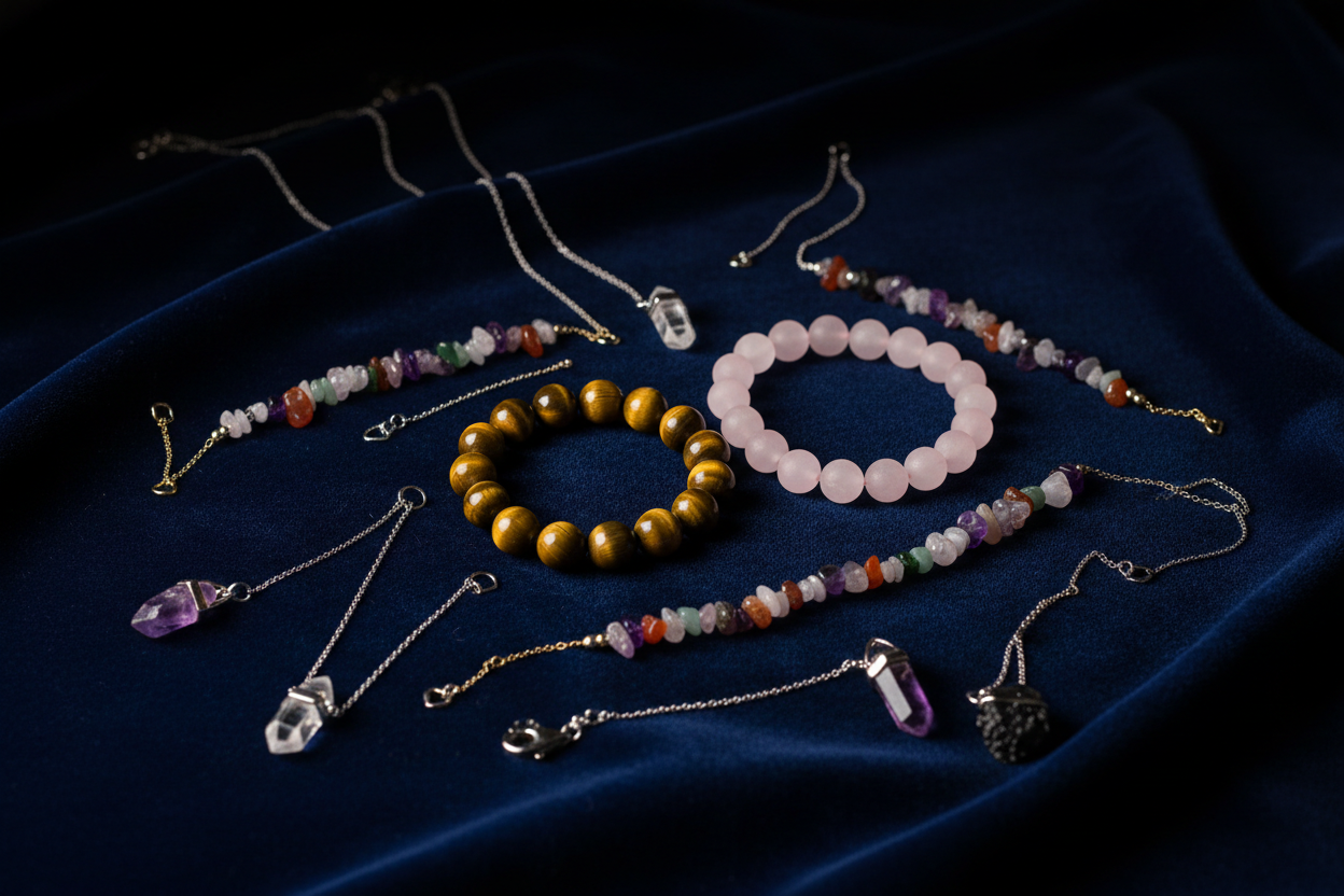 Crystal Starter Jewelry | Bracelets, Pendants & Wearable Healing Crystals