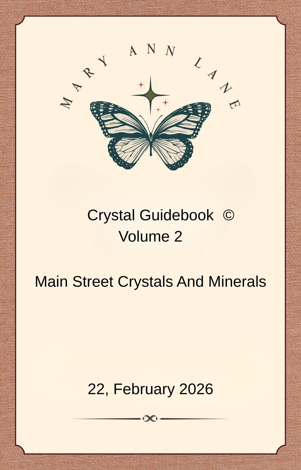 Crystal Guidebook Volume 2 Printed Reference Book by Main Street Crystals and Minerals