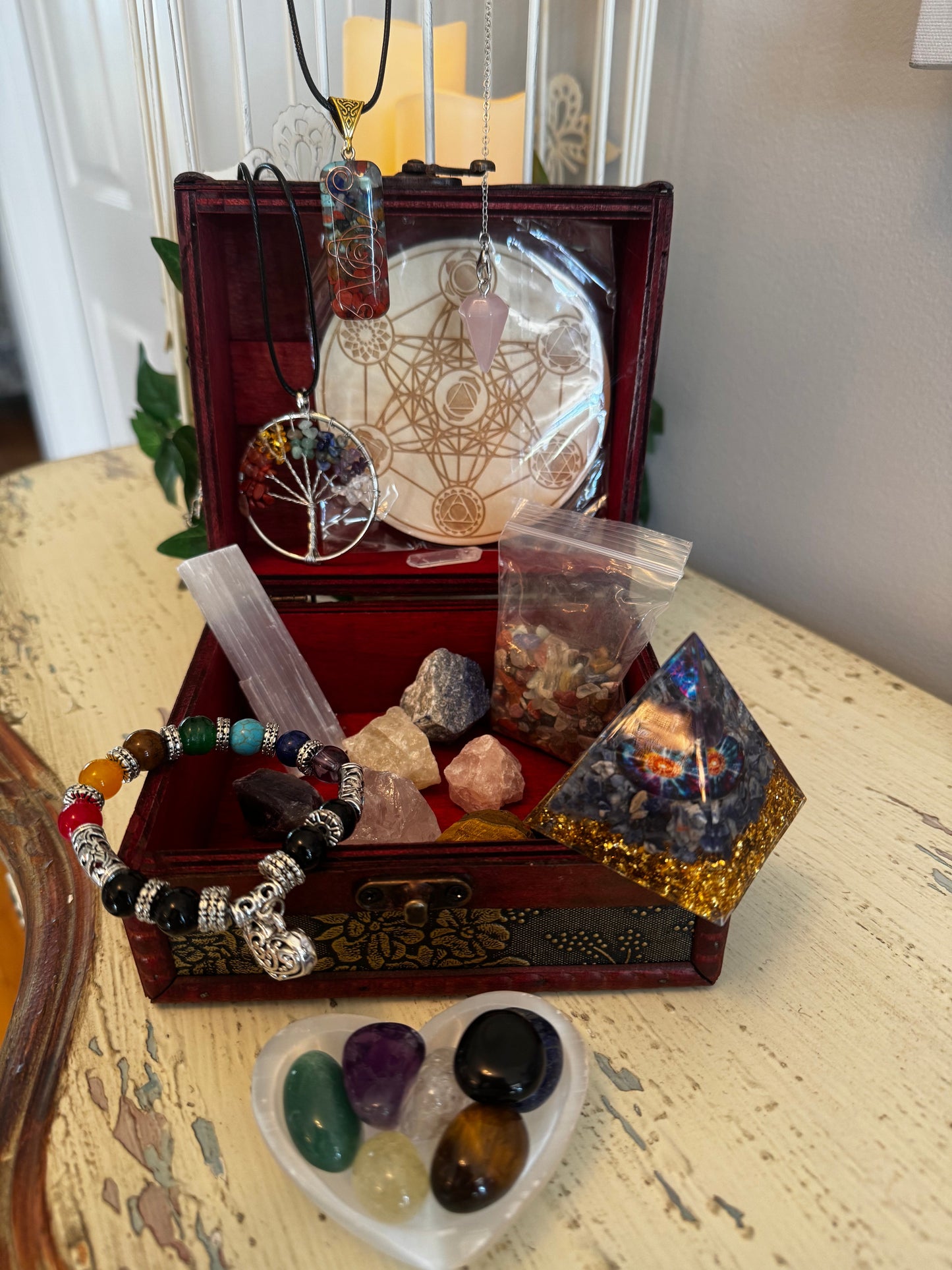 Chakra Inspired Travel Case - Main Street Crystals & Minerals