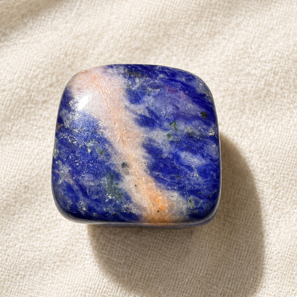 sodalite polished cube 