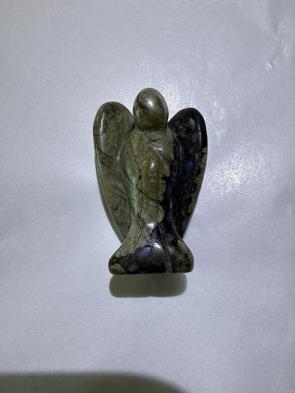 Llanite Carved Angel | Chakra Alignment Root, Third Eye | 0.624 oz