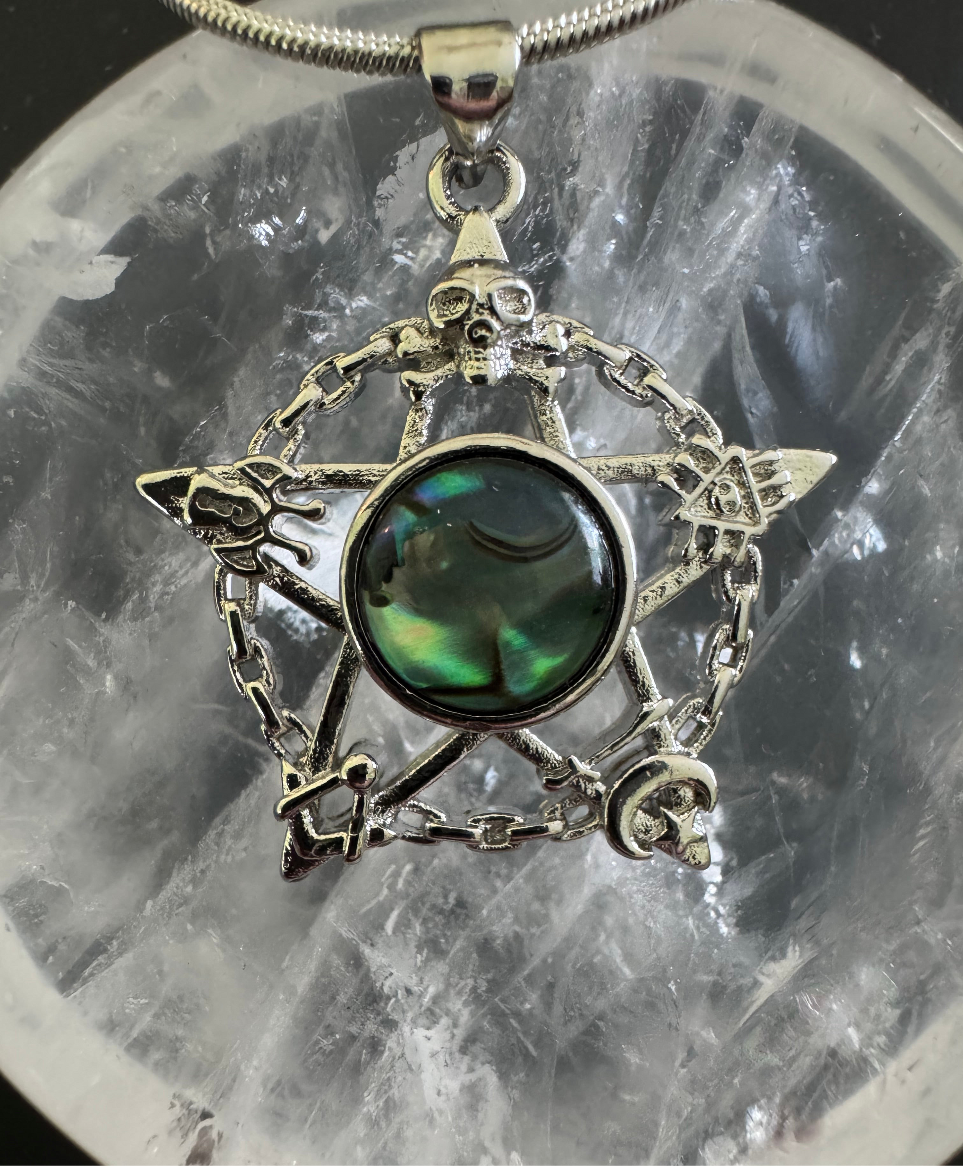 Abalone Shell Pendants with Sterling Silver Chain - Main Street Crystals & Minerals