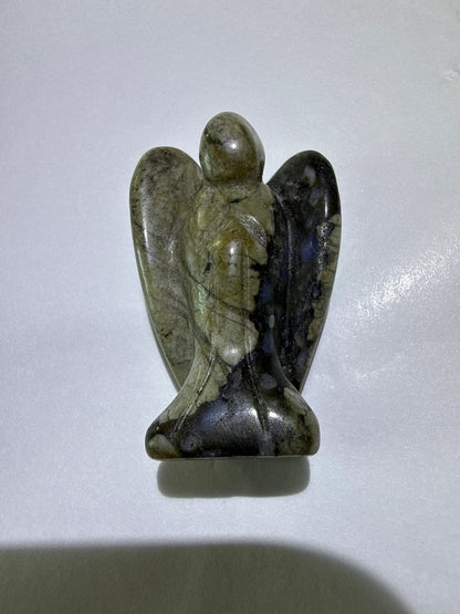 Llanite Carved Angel | Chakra Alignment Root, Third Eye | 0.624 oz