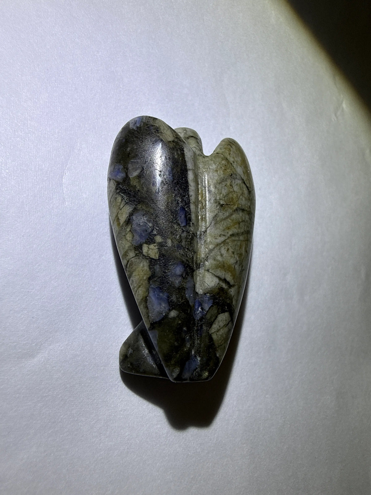 Llanite Carved Angel | Chakra Alignment Root, Third Eye | 0.624 oz