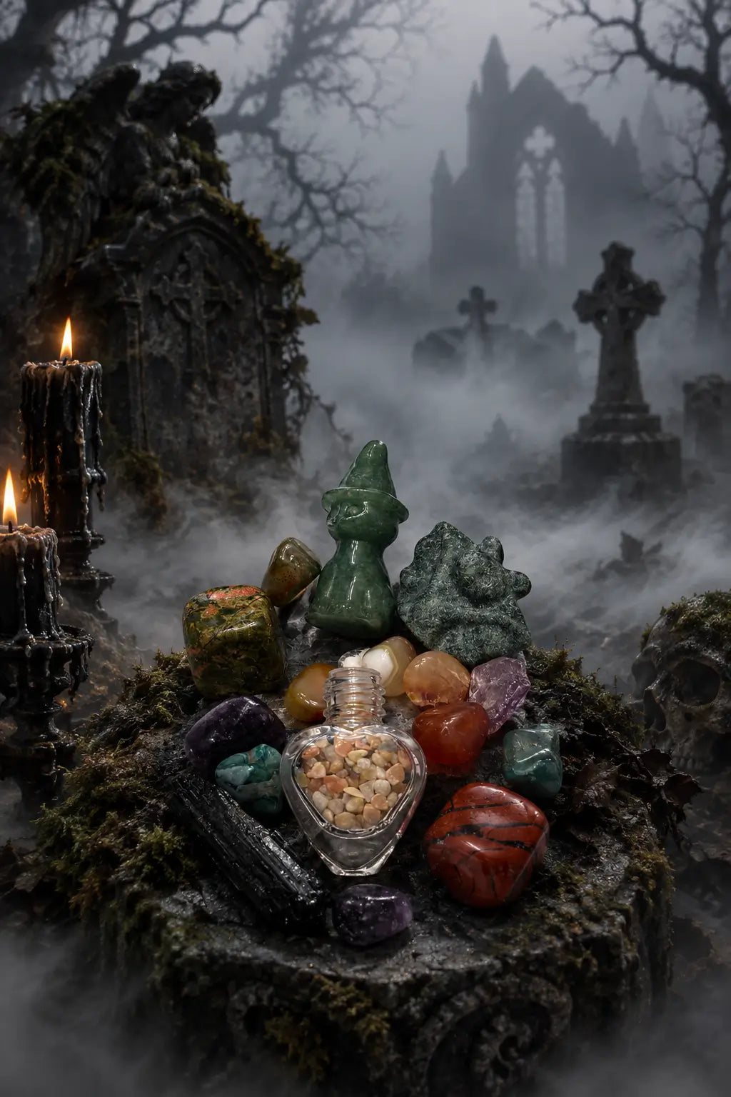 Spooky Dreams Crystal Set | Courage & Grounding | Wt 5.40 oz