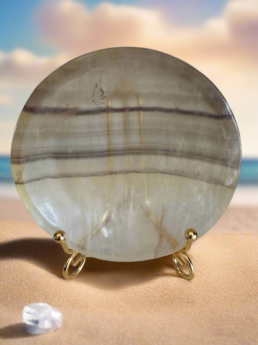 Banded Calcite Apothecary Bowl - Main Street Crystals & Minerals