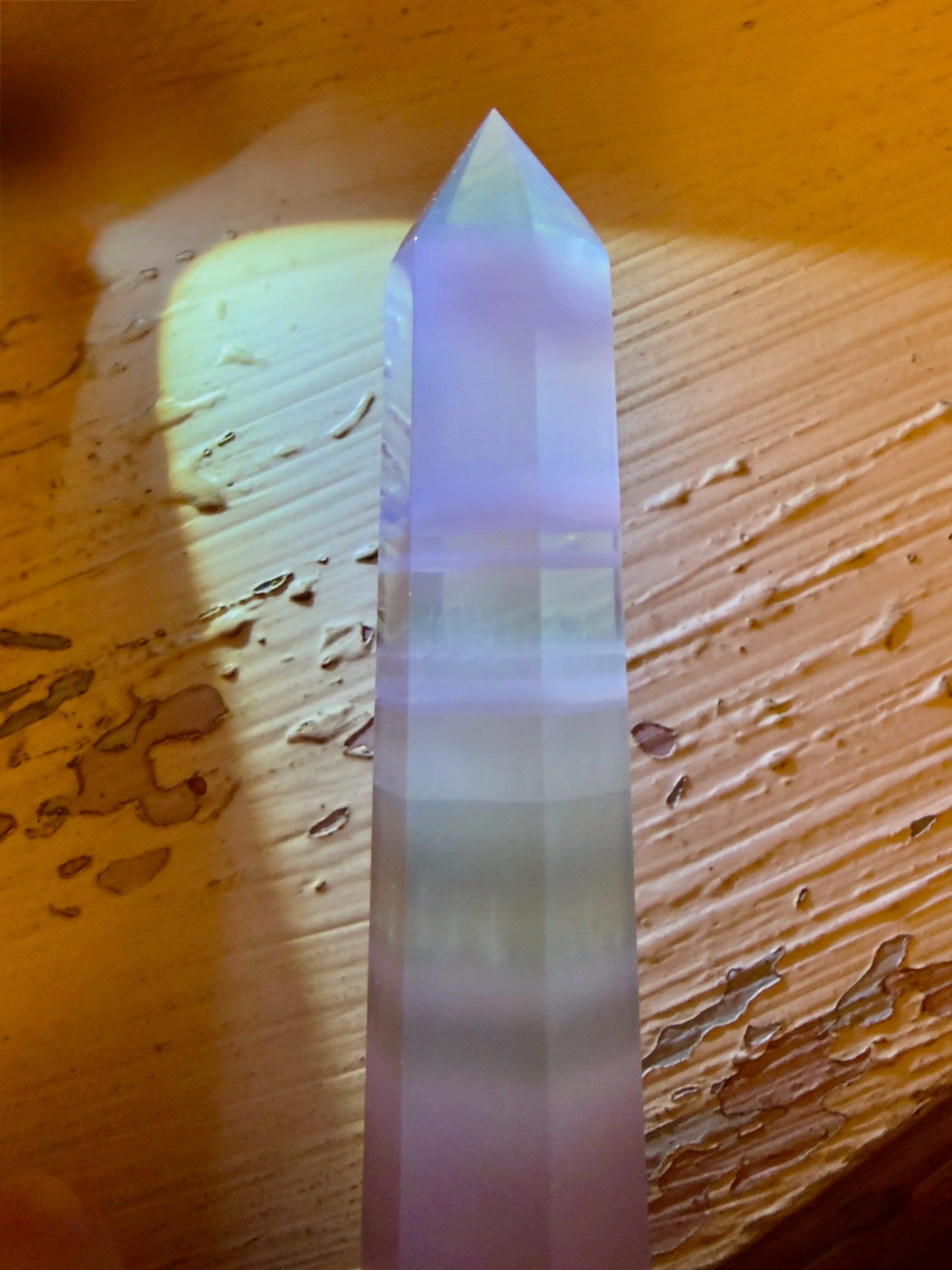 Crystal fluorite tower 