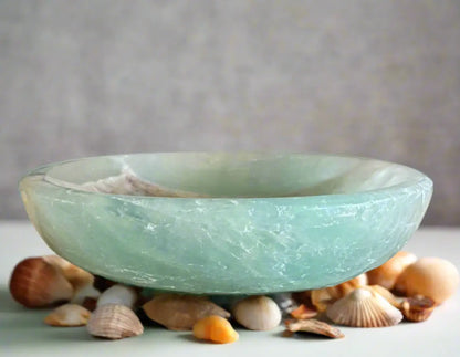 Green Fluorite apothecary bowl for mental clarity