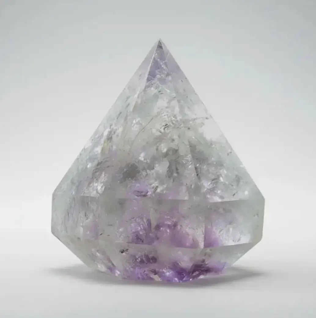 Amethyst Quartz Generator Point Crystal for Pisces and Aquarius — additional view 2