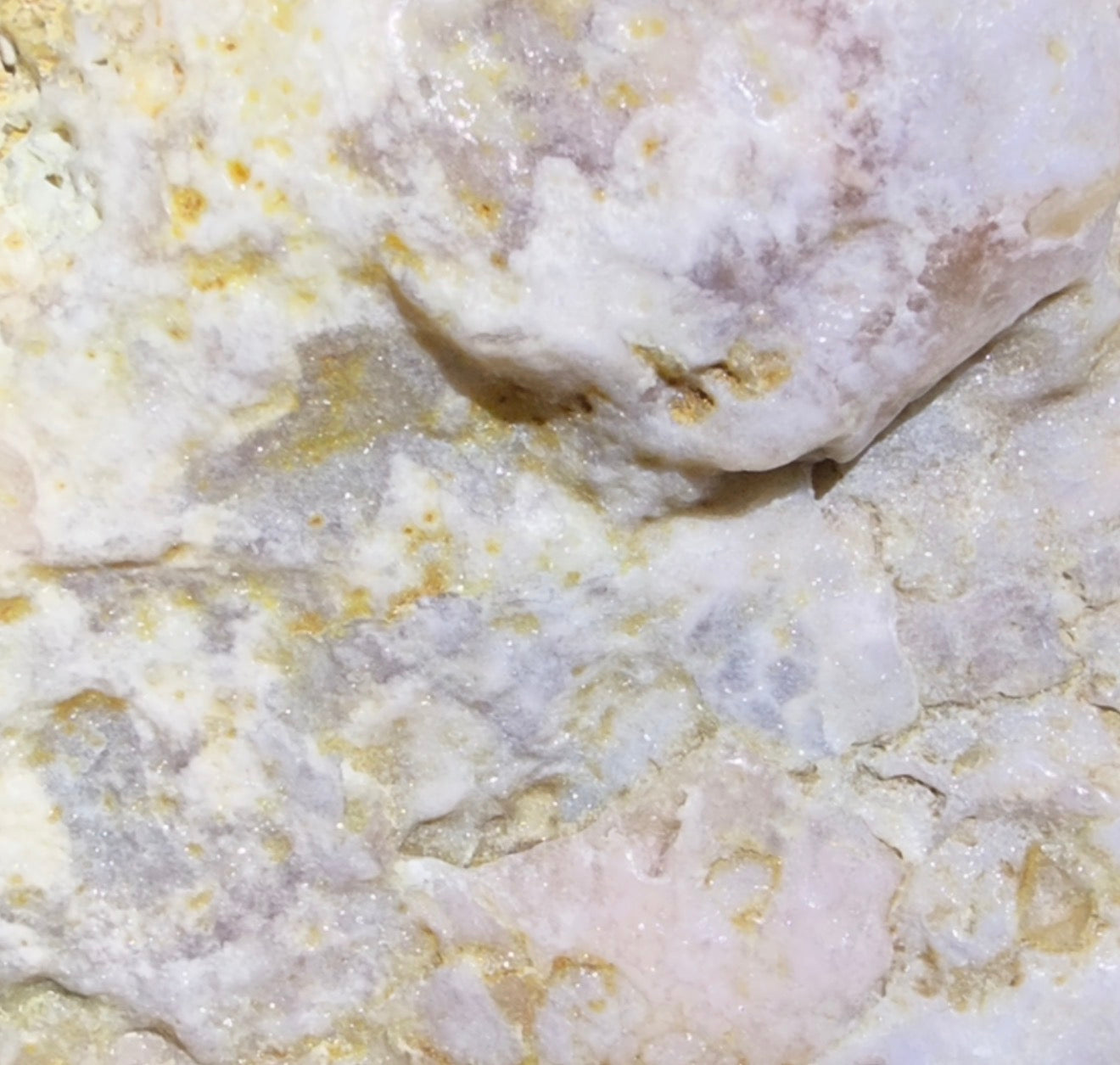 A close-up texture shot host rock and back side of flower agate slab 