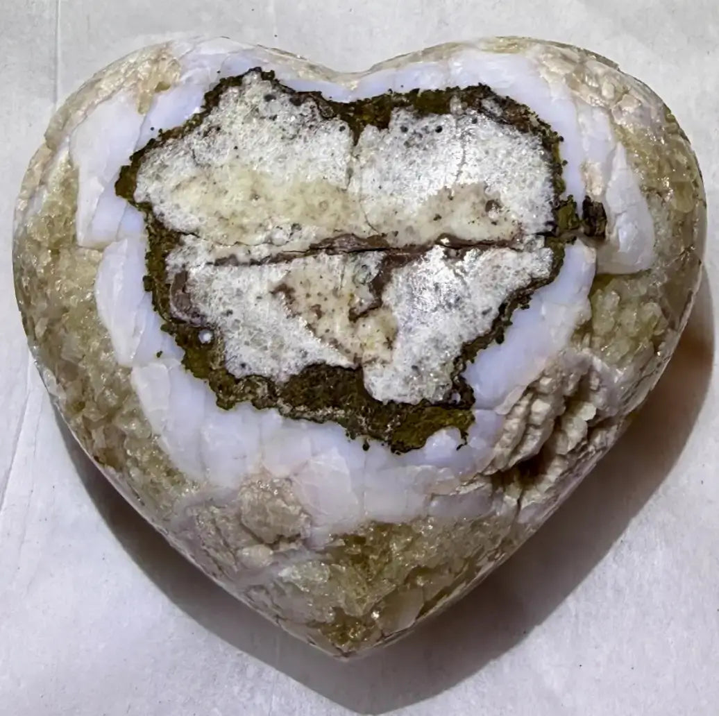 Citrine Heart Carved Geode for Prosperity and Creativity — additional view 10