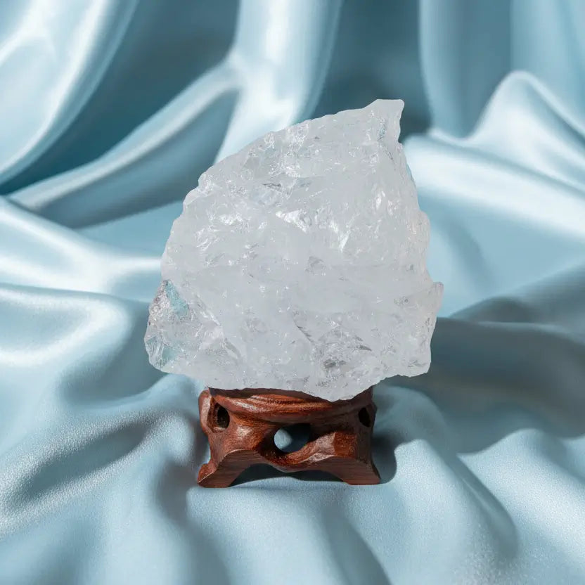 Pure clear quartz specimen 
