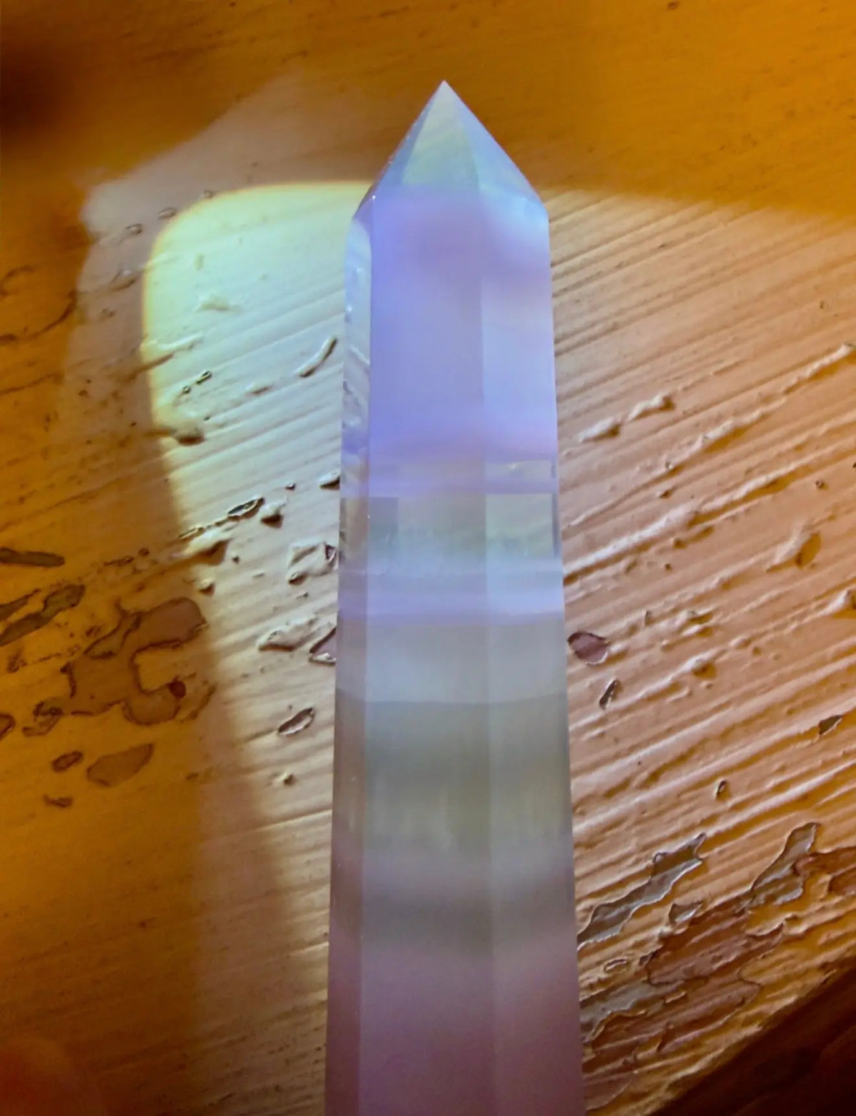 Color Zone Fluorite Crystal Tower