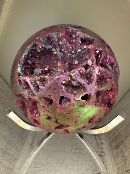 Angel Aura Sphalerite Sphere (L) - Main Street Crystals & Minerals