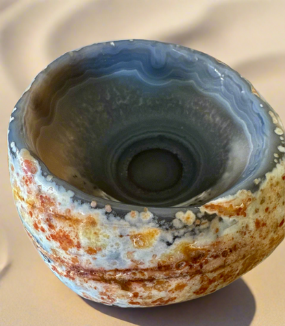 Beautiful Agate Integrating Apothecary Bowl - Main Street Crystals & Minerals