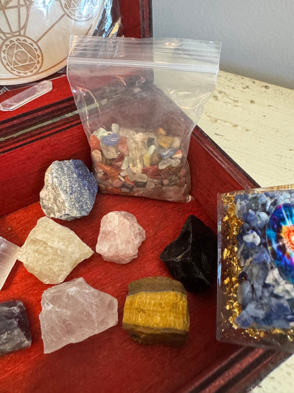 Chakra Inspired Travel Case - Main Street Crystals & Minerals