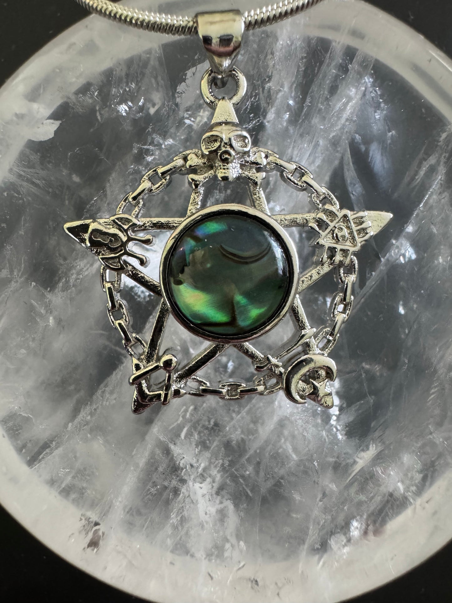 Abalone Shell Pendants with Sterling Silver Chain - Main Street Crystals & Minerals