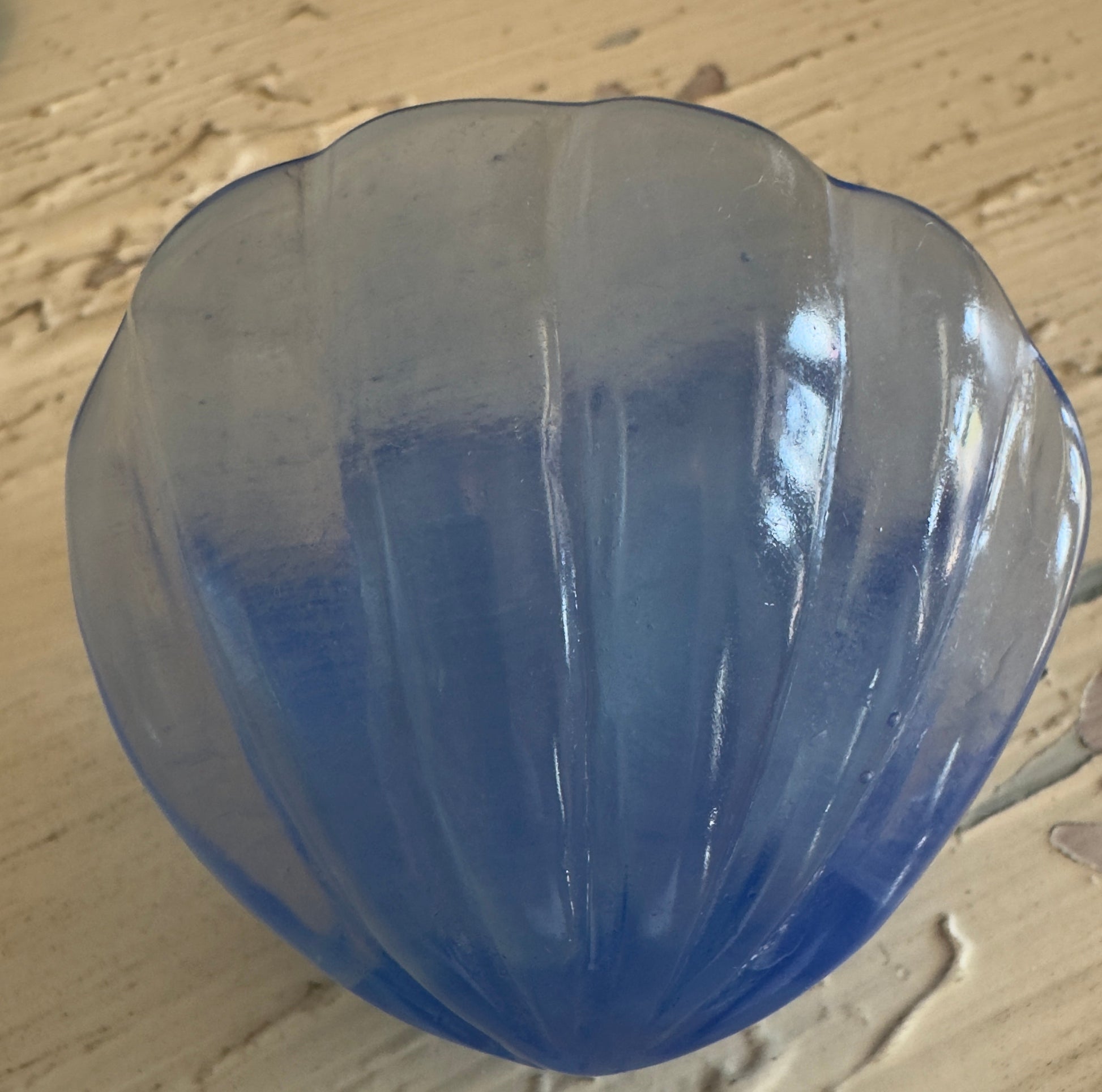 Blue Calcite Carved Clam Shell Bowl - Main Street Crystals & Minerals