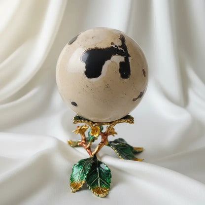 Dendritic Agate Sphere with Fern Like Inclusions Diameter — additional view 2