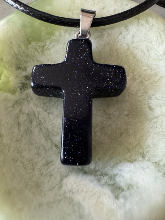 Carved Cross Varied Crystals - Main Street Crystals & Minerals