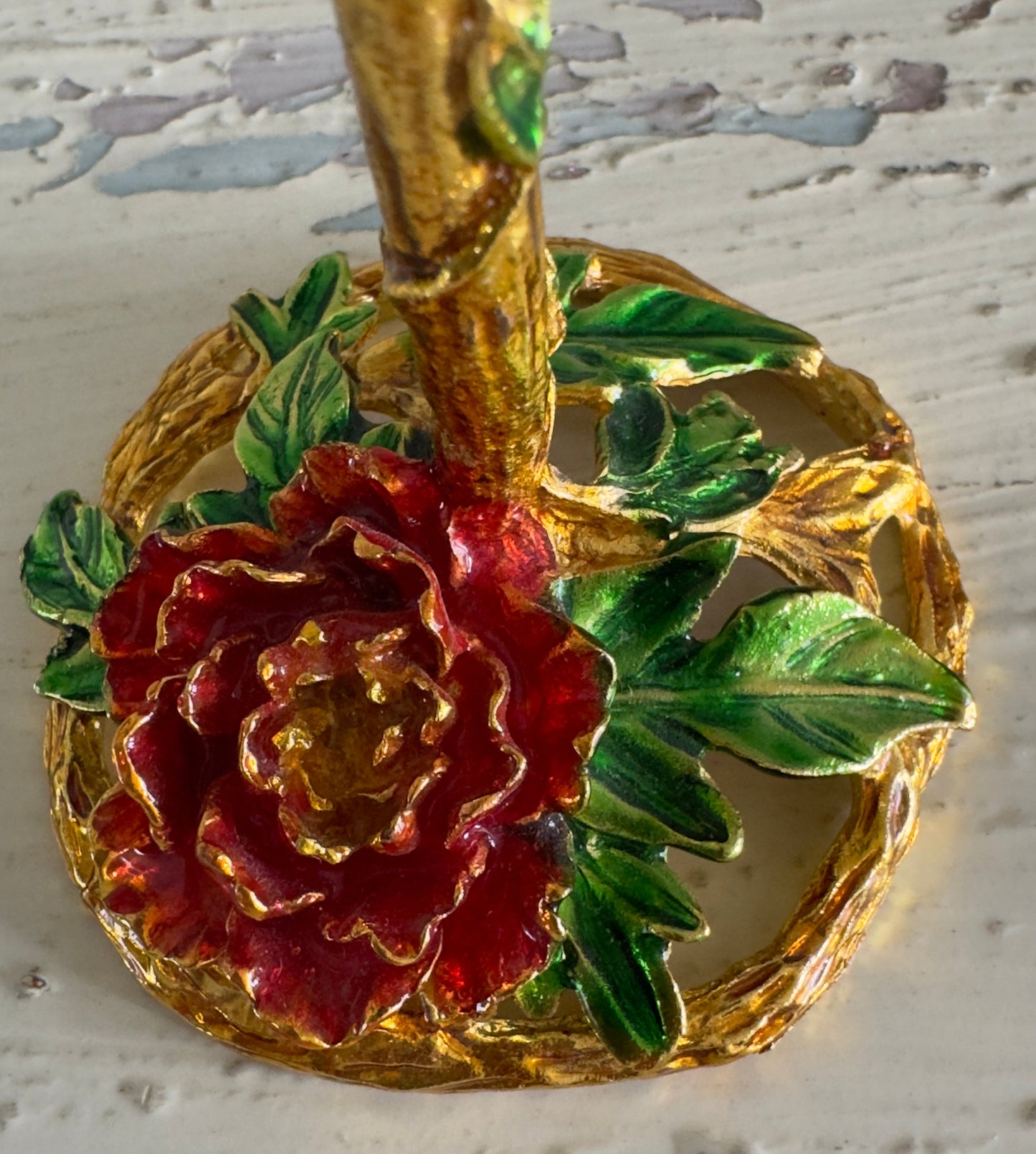 Blooming Rose Sphere Display Stand - Main Street Crystals & Minerals