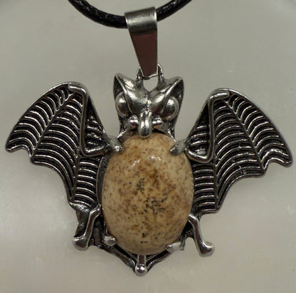 Bat Pendants with Natural Crystals - Main Street Crystals & Minerals