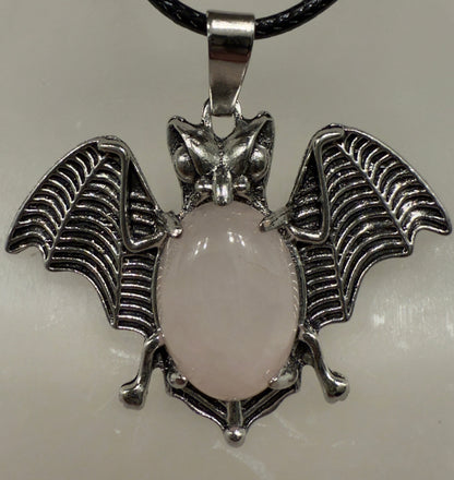 Bat Pendants with Natural Crystals - Main Street Crystals & Minerals