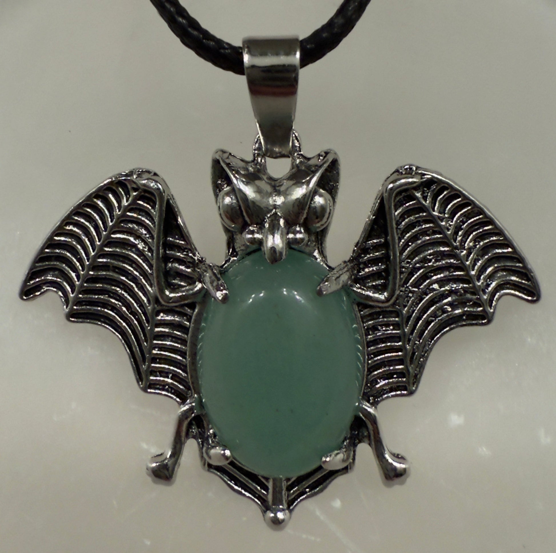 Bat Pendants with Natural Crystals - Main Street Crystals & Minerals