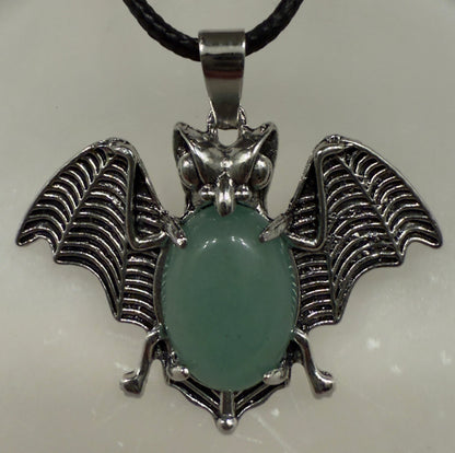 Bat Pendants with Natural Crystals - Main Street Crystals & Minerals