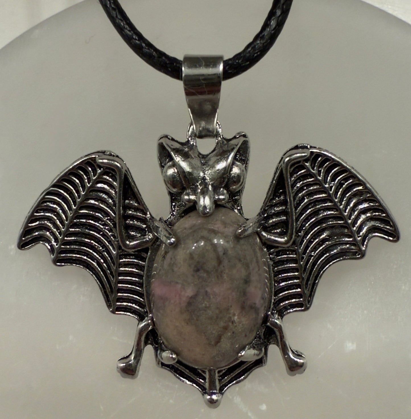 Bat Pendants with Natural Crystals - Main Street Crystals & Minerals