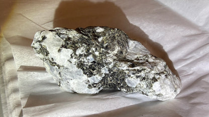 Rainbow Moonstone/Tourmaline Specimen — additional view 5
