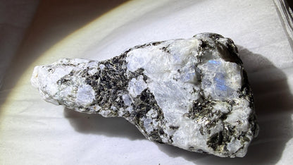 Rainbow Moonstone/Tourmaline Specimen — additional view 8