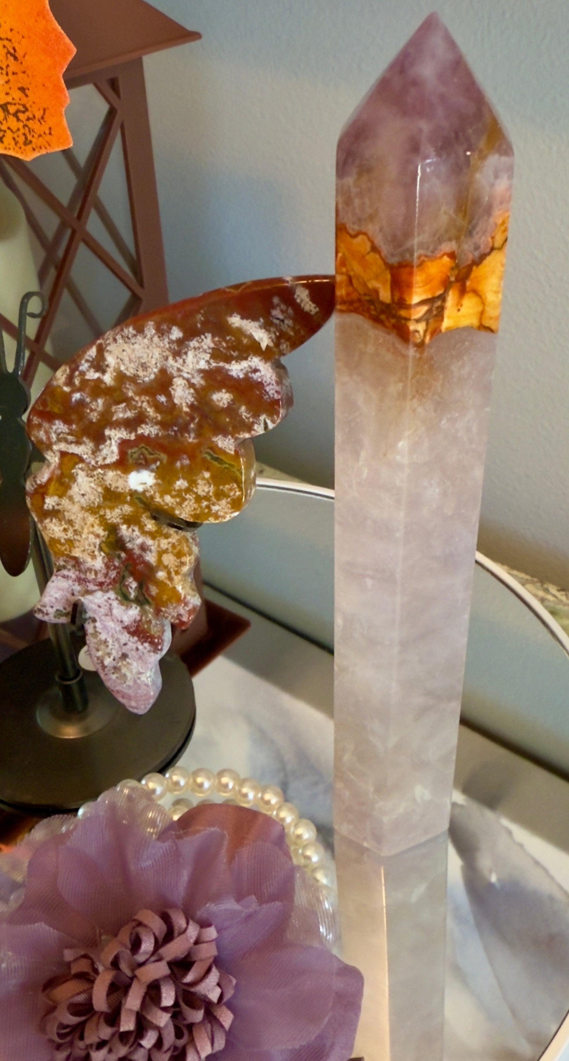 Red Hematoid Hexagonal Tower 
