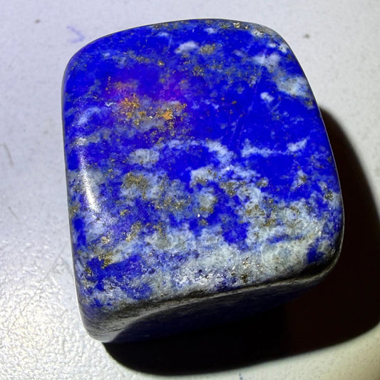 Lapis Lazuli Polished Cubes | Clarity, Confidence and Intuition | 0.75 oz