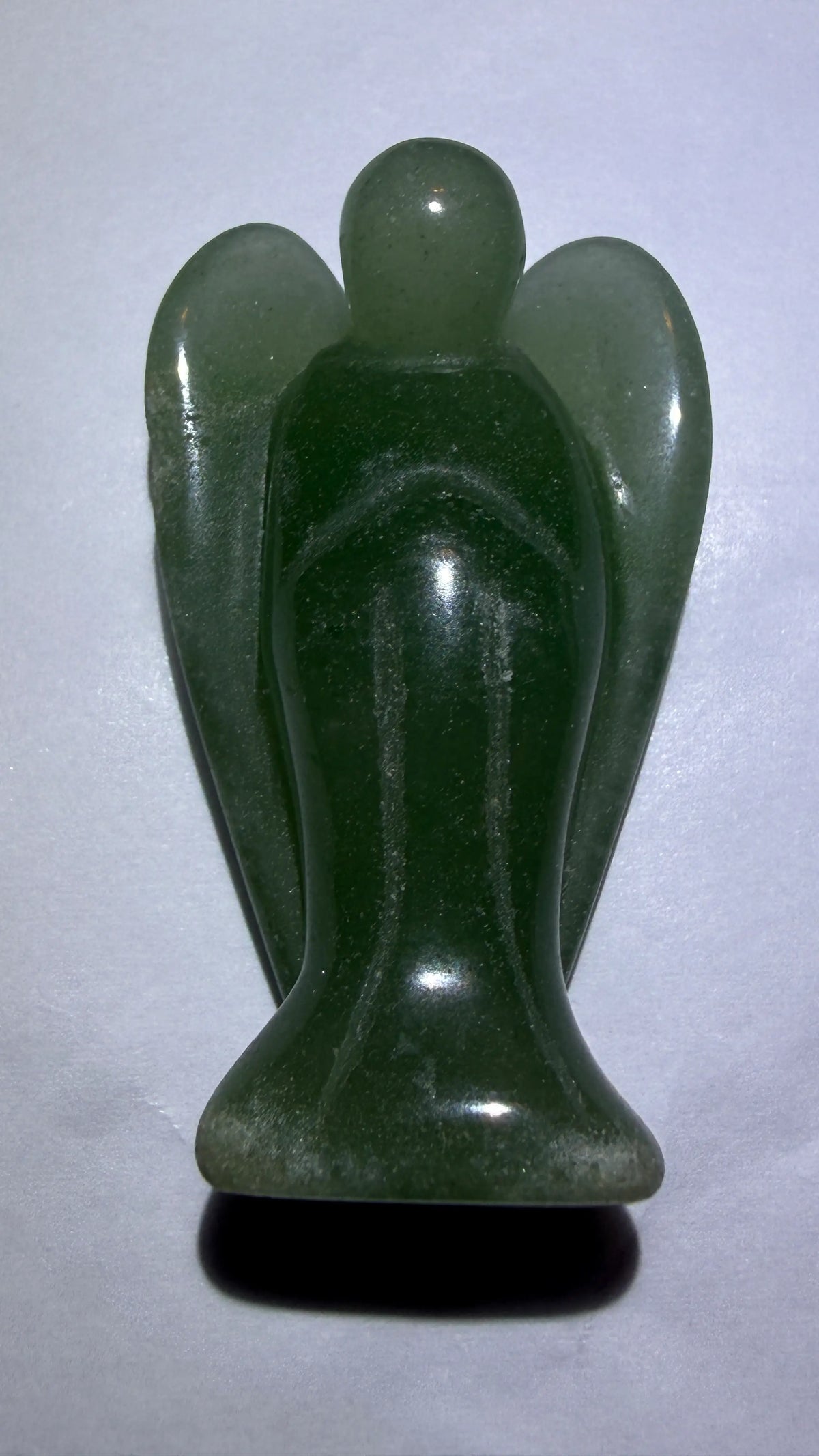 Green Aventurine Carved Angel | Chakra Alignment Heart | Wt 1.12 oz