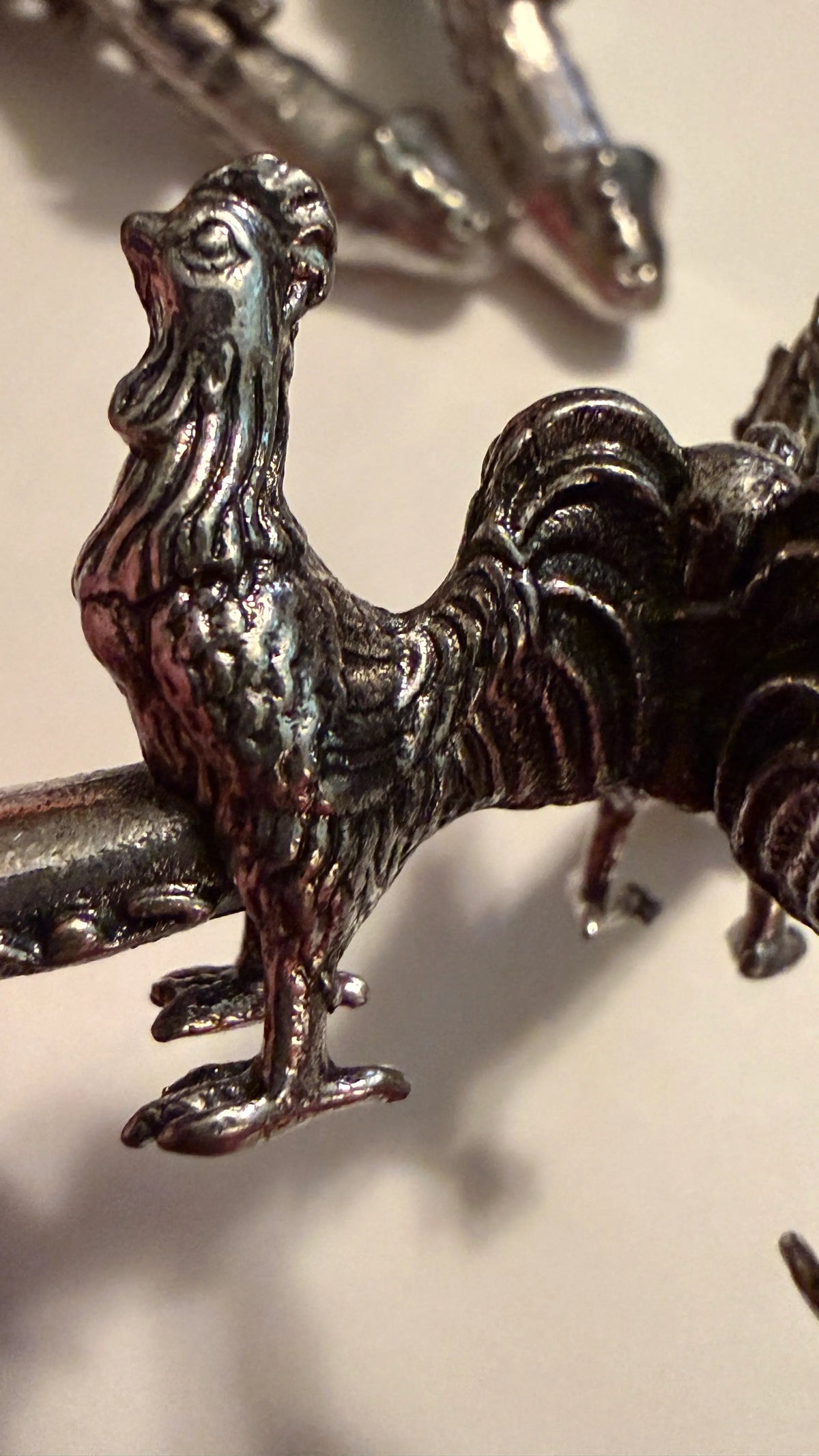 Silver Phallic-Shaped Crystal Sphere Stands | Animal Designs