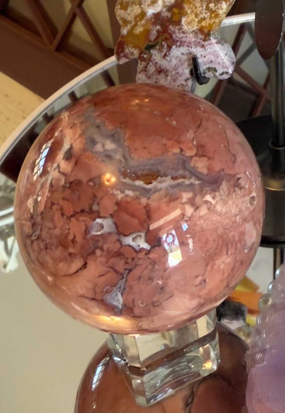 Harvest Glow Ocean Jasper & Red Hematoid Quartz