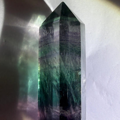 rainbow fluorite double point 